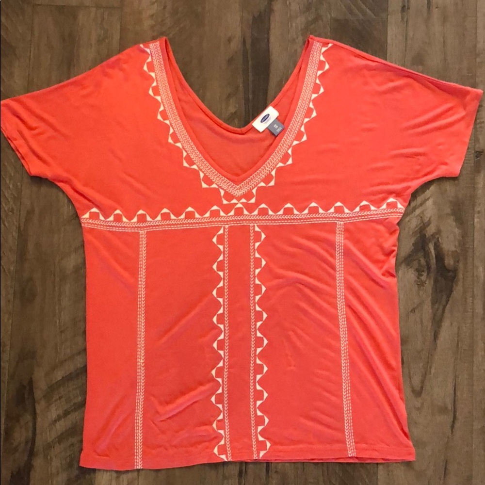 Coral Old Navy Tee